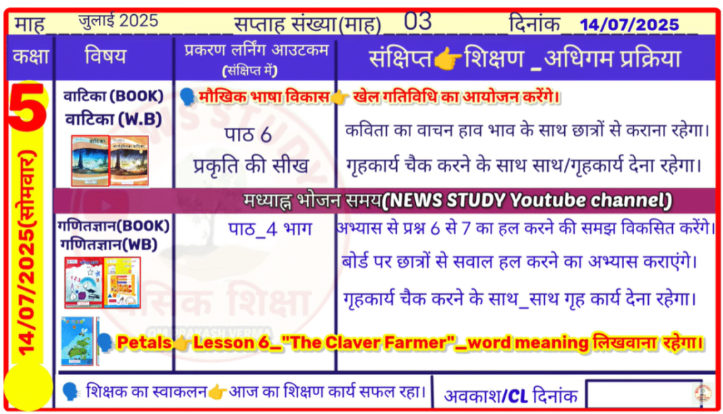 Shikshak diary 2025