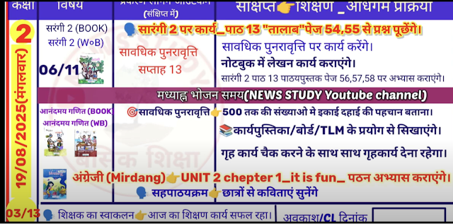 Shikshak Diary 19 August 2025