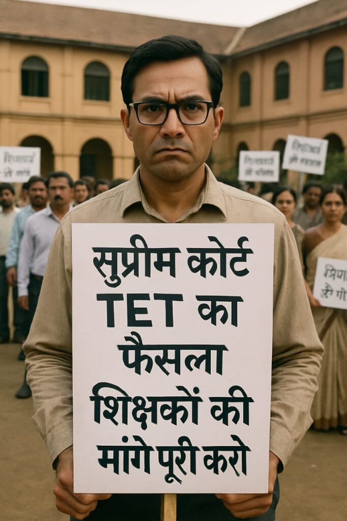 UP teachers expressed their pain: They said when they were recruited, there was no TET
