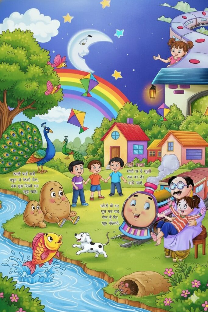 Beautiful Hindi poems for children