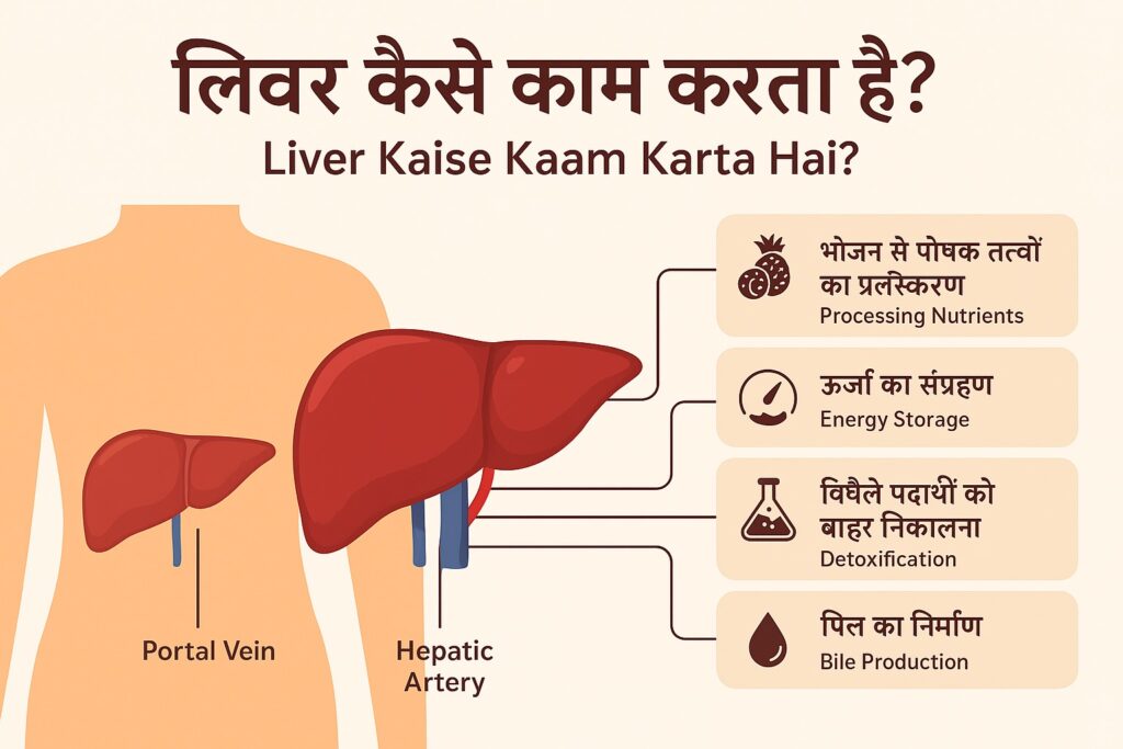 How does the liver work