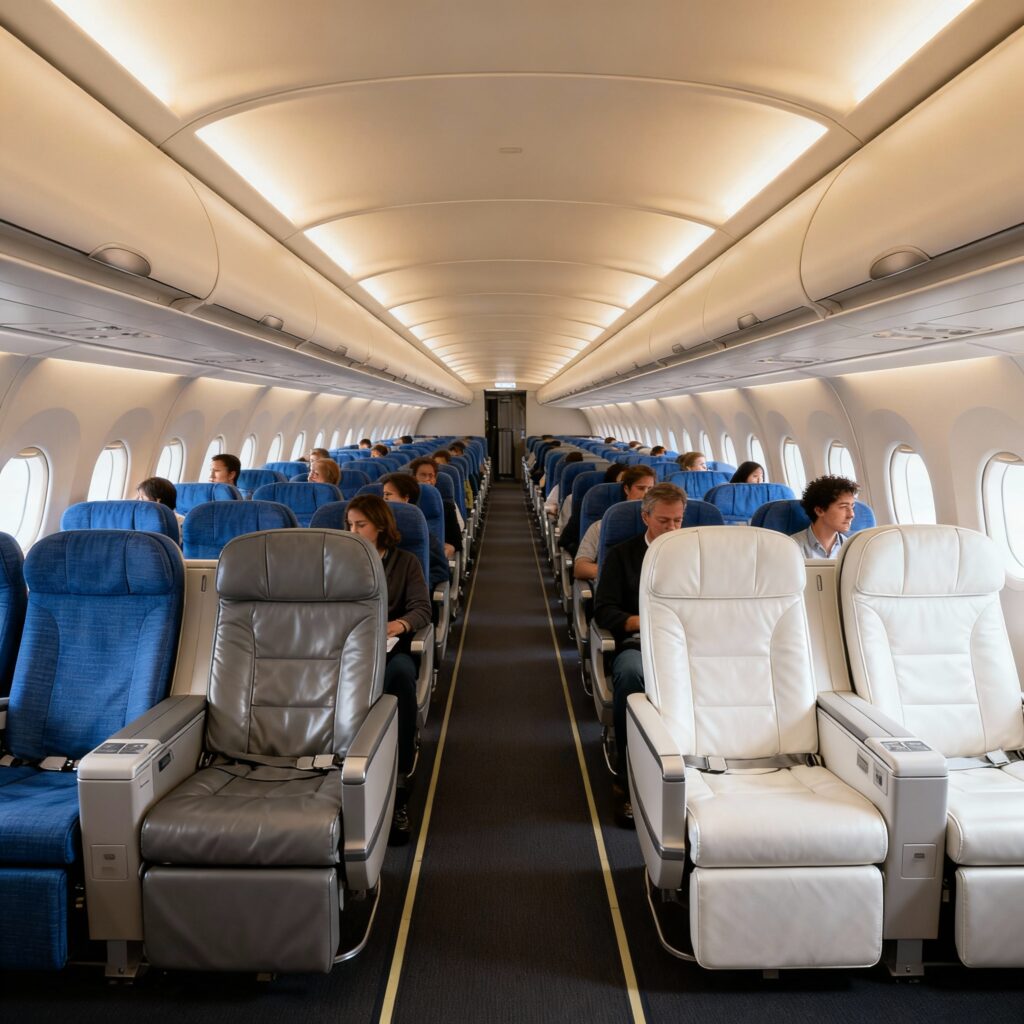 Airpalne:- seating plan kya hota hai