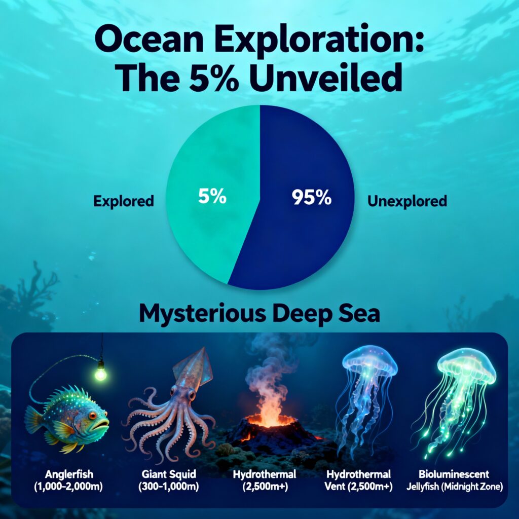 SEA: एक अनसुलझा रहस्य - केवल 5% खोजा गया